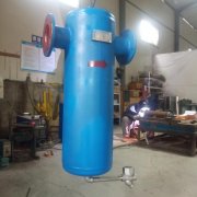 1噸的蒸汽鍋爐過濾 旋風(fēng)式汽水分離器DN80氣液過濾器 配套儲氣罐除水